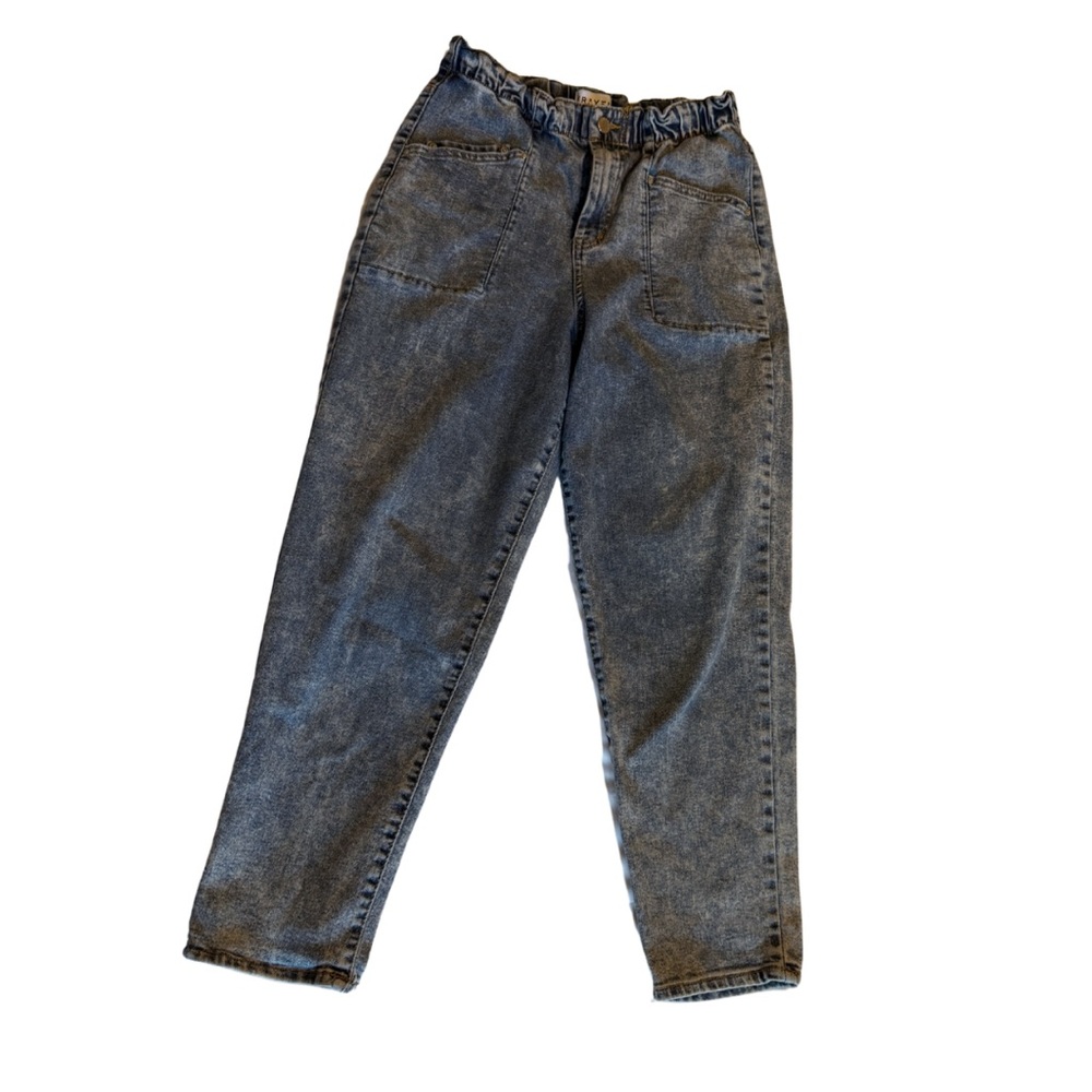 Frayed Jeans - Denim Blue Jean Pants